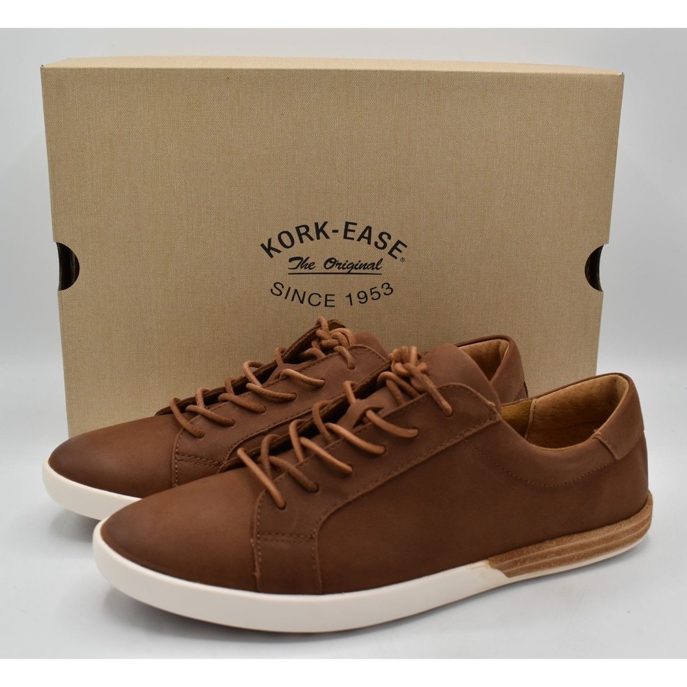 Kork Ease Womens Size 10 Paislee Brown Full Grain Leather Lace-Up Casual Shoes